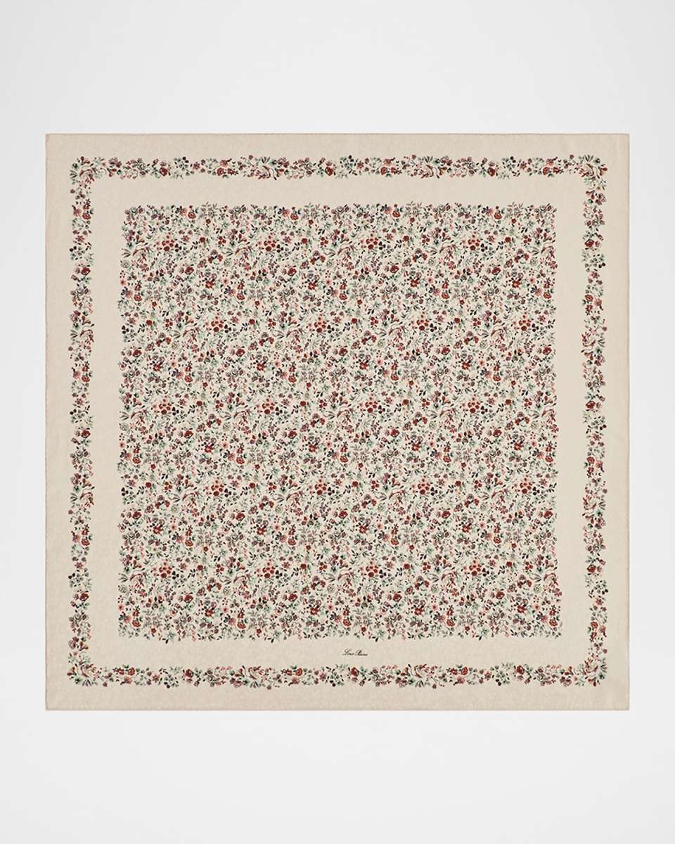 Arundel Gardens Field Silk Foulard Scarf